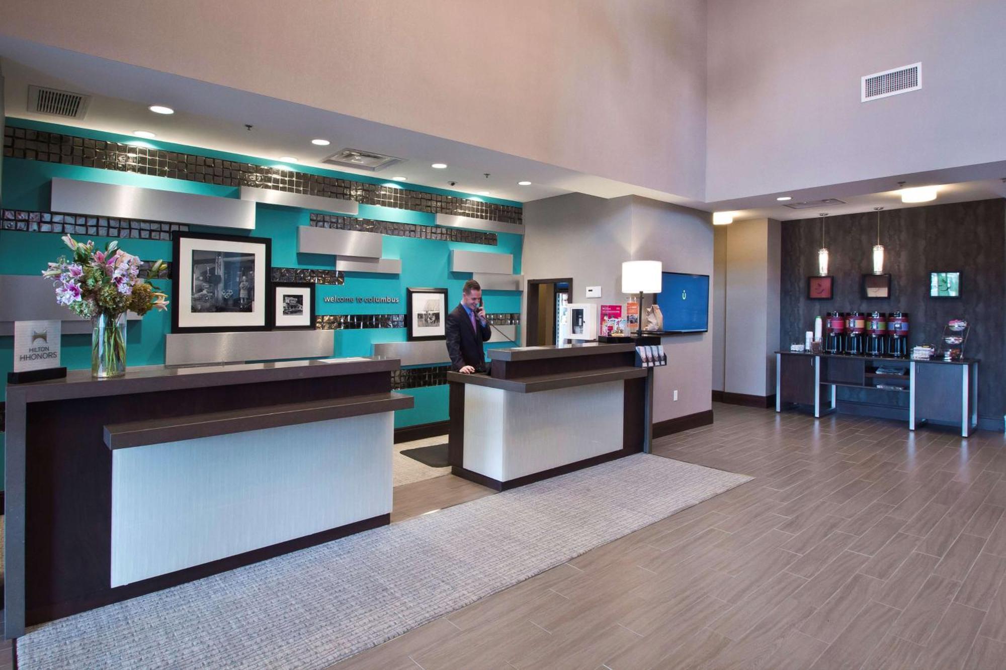 Hampton Inn & Suites Columbus/University Area Exterior foto